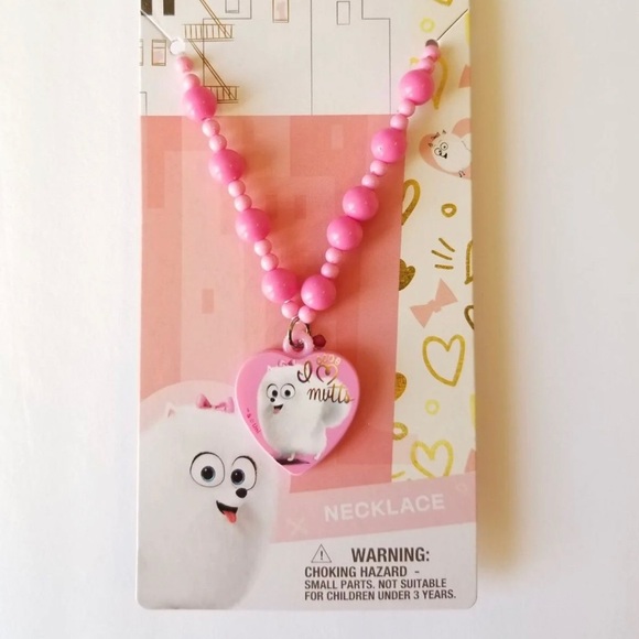 THE SECRET LIFE OF PETS GIDGET HEART NECKLACE - Picture 2 of 7